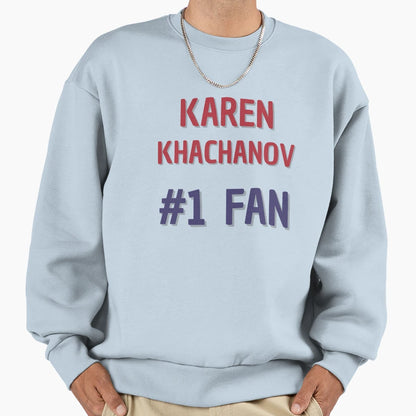Karen Khachanov 1 Fan Sweatshirt - Casual Everyday Wear Unisex - T-Shirt, Sweatshirt, Hoodie