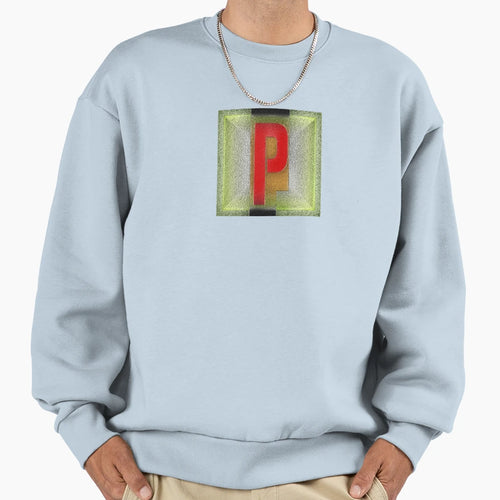 Versal P Chrome Sweatshirt - Unique Graphic Unisex - T-Shirt, Sweatshirt, Hoodie