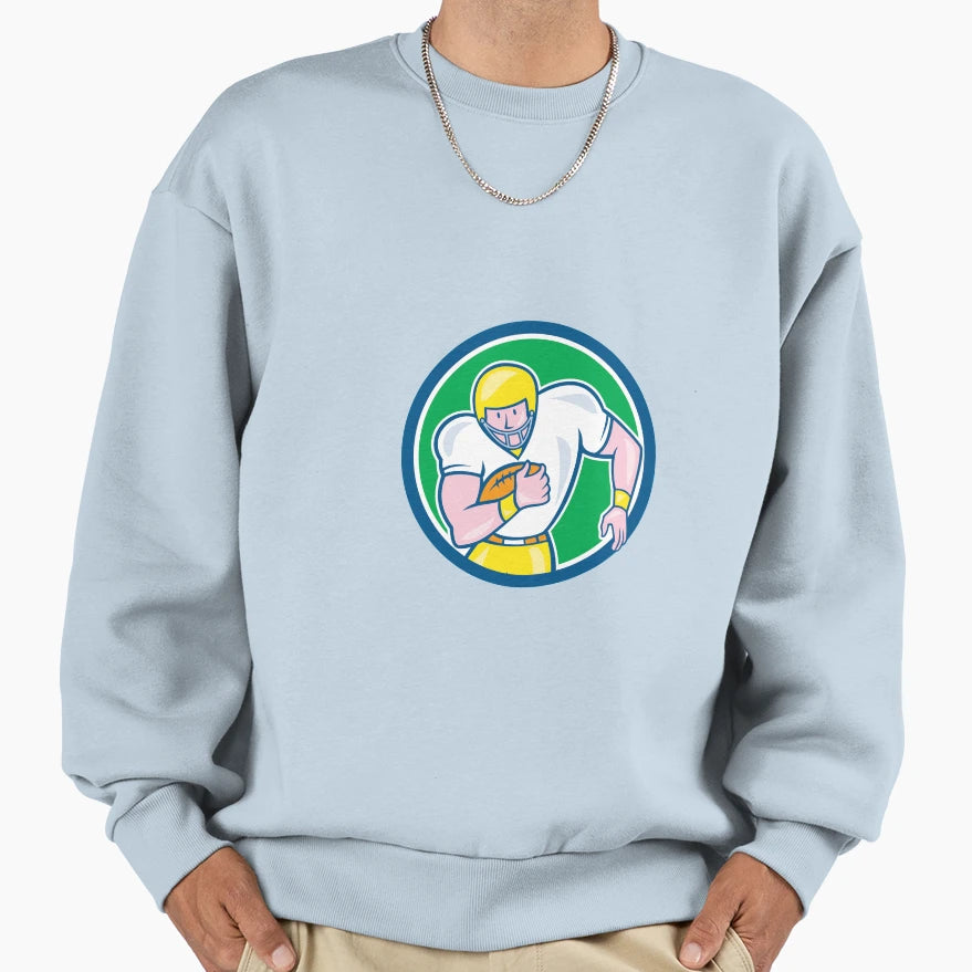 American Football Fullback Sweatshirt - Casual Everyday Wear for Adults - T-Shirt, Sweatshirt, Hoodie