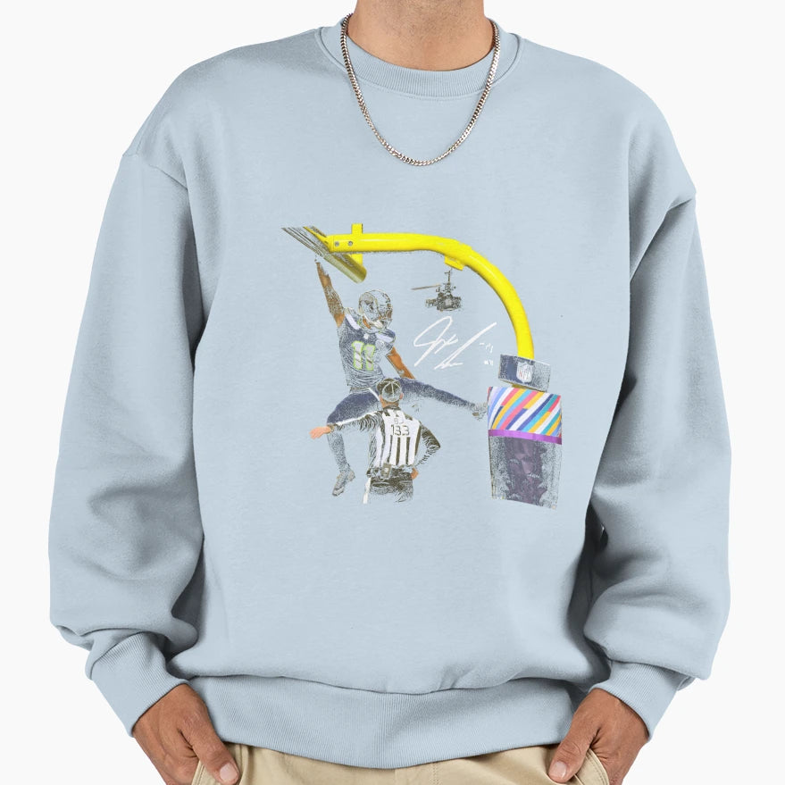 Jaxon Smith Njigba Kicks Sweatshirt - Novelty Apparel Unisex - T-Shirt, Sweatshirt, Hoodie