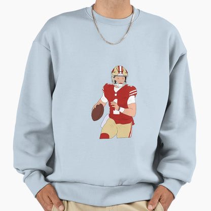 San Francisco 49Ers Mac Jones Sweatshirt - Novelty Apparel for Adults - T-Shirt, Sweatshirt, Hoodie