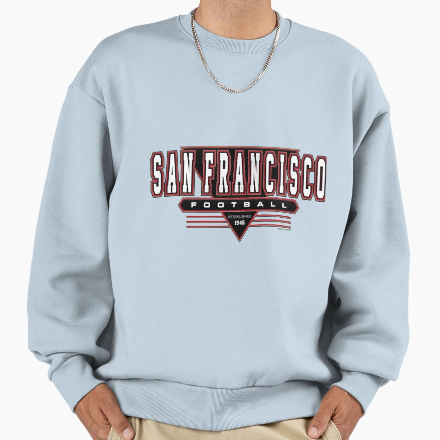 Art San Francisco 49Ers Sweatshirt - Fun Novelty Design for Adults - T-Shirt, Sweatshirt, Hoodie