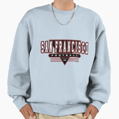 Art San Francisco 49Ers Sweatshirt - Fun Novelty Design for Adults - T-Shirt, Sweatshirt, Hoodie