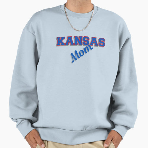 Kansas Mom Sweatshirt - Minimalist Print for Adults - T-Shirt, Sweatshirt, Hoodie