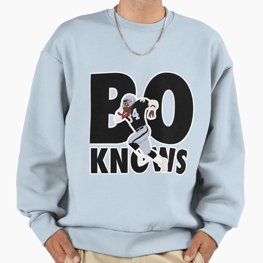 Bo Running To Play Baseball Sweatshirt - Fun Novelty Design Unisex - T-Shirt, Sweatshirt, Hoodie