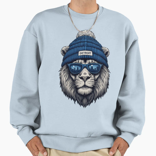Detroit Lions Sweatshirt - Minimalist Print Unisex - T-Shirt, Sweatshirt, Hoodie