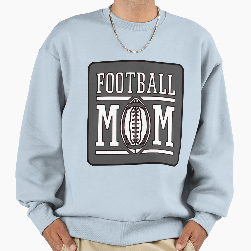 Football Mom Sport Lover Awesome Sweatshirt - Aesthetic Graphic Unisex - T-Shirt, Sweatshirt, Hoodie