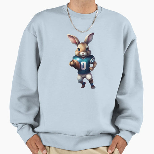 Football Lover Rabitt Rabbit Rabbit Sweatshirt - Graphic Print Unisex - T-Shirt, Sweatshirt, Hoodie