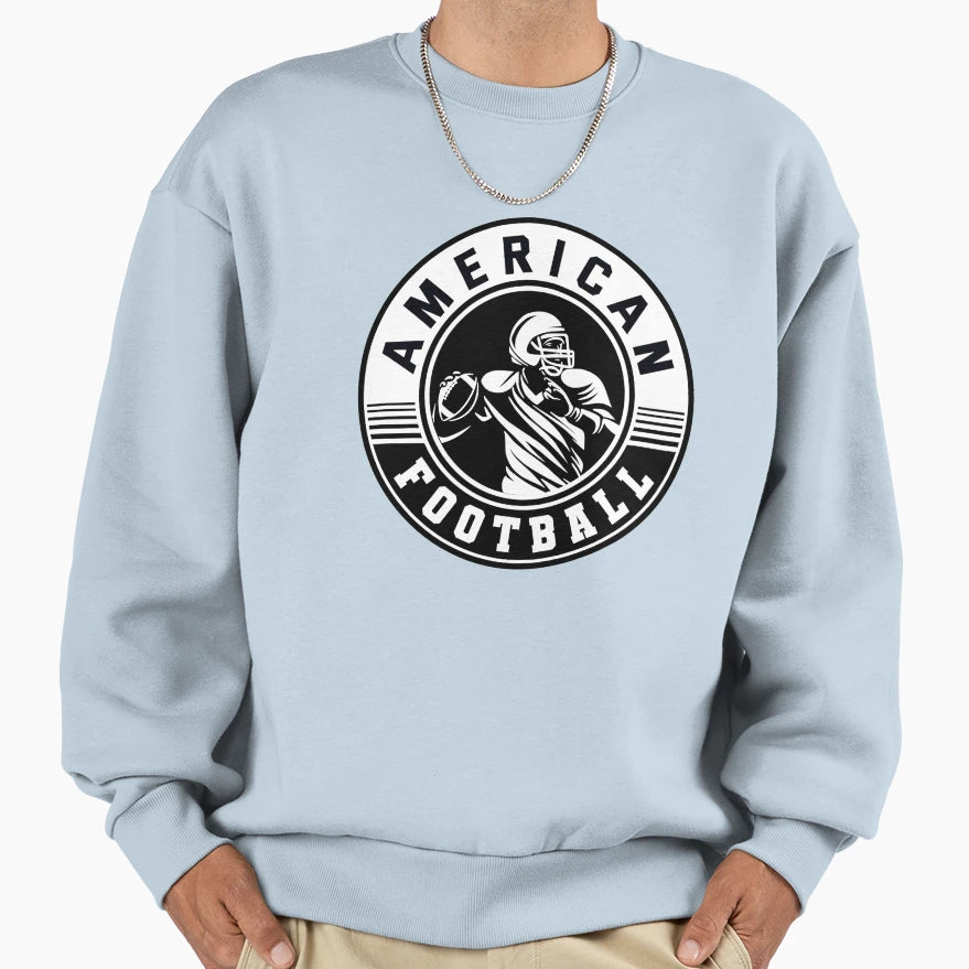 Merican Football Is Popular Sport Sweatshirt - Custom Art Print for Adults - T-Shirt, Sweatshirt, Hoodie