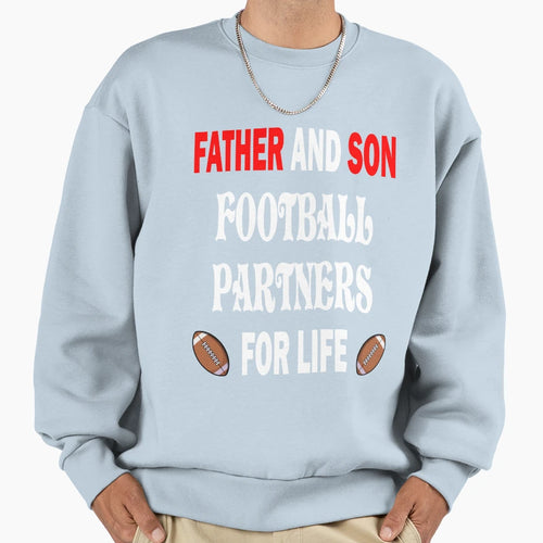 Born To Play Football Forced To Sweatshirt - Novelty Apparel for Adults - T-Shirt, Sweatshirt, Hoodie