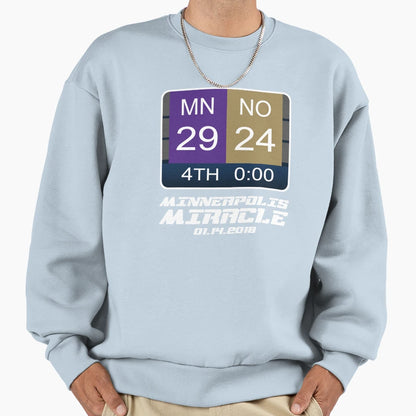 Minnesota Vikings Minneapolis Sweatshirt - Minimalist Print for Adults - T-Shirt, Sweatshirt, Hoodie