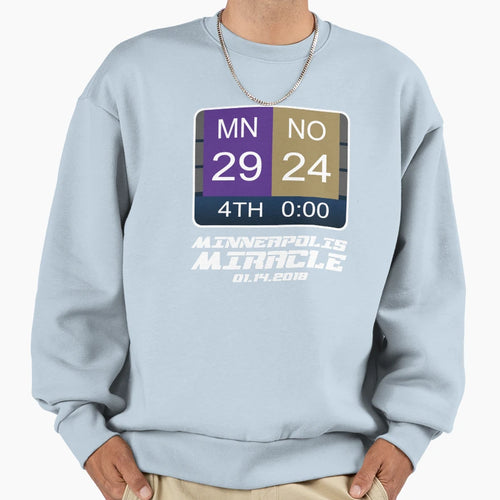Minnesota Vikings Minneapolis Sweatshirt - Minimalist Print for Adults - T-Shirt, Sweatshirt, Hoodie