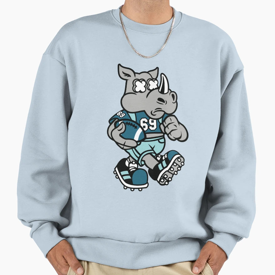 Rhino Football Club Team Sweatshirt - Fun Novelty Design for Adults - T-Shirt, Sweatshirt, Hoodie