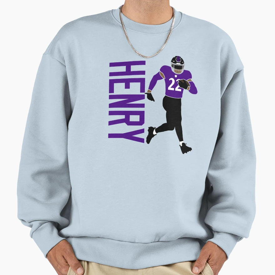 Henry 22 Baltimore Football Sweatshirt - Novelty Apparel Unisex - T-Shirt, Sweatshirt, Hoodie