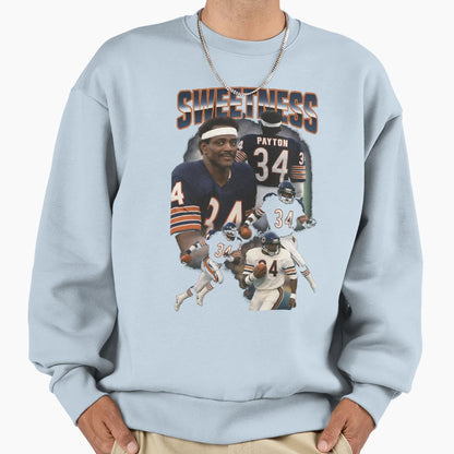 Walter Payton Sweetness Sweatshirt - Graphic Print Men Women - T-Shirt, Sweatshirt, Hoodie