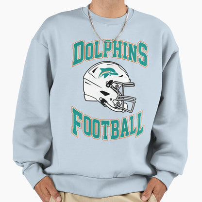 Football Miami Dolphins Sweatshirt - Aesthetic Graphic Unisex - T-Shirt, Sweatshirt, Hoodie