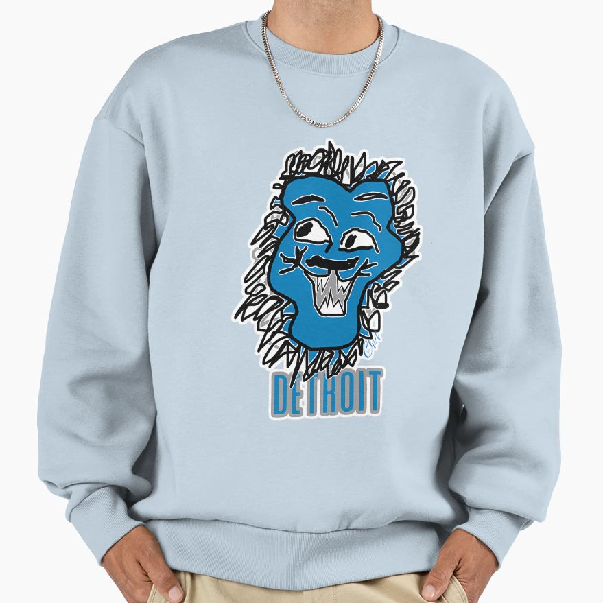 Chief Detroit Lion Sweatshirt - Graphic Print Unisex - T-Shirt, Sweatshirt, Hoodie