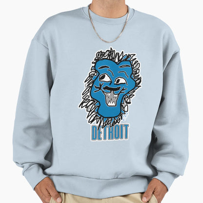 Chief Detroit Lion Sweatshirt - Graphic Print Unisex - T-Shirt, Sweatshirt, Hoodie