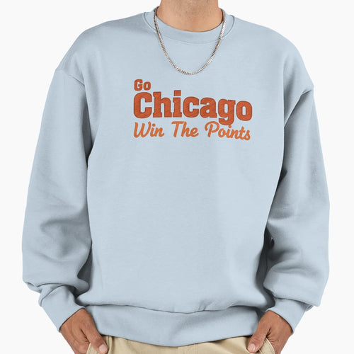Go Chicago Win Points Sweatshirt - Novelty Apparel for Adults - T-Shirt, Sweatshirt, Hoodie