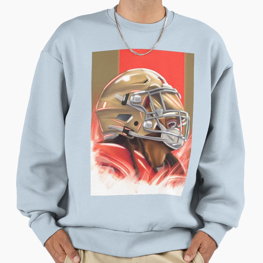 FW 49Ers Linebacker Sweatshirt - Trendy Graphic Unisex - T-Shirt, Sweatshirt, Hoodie