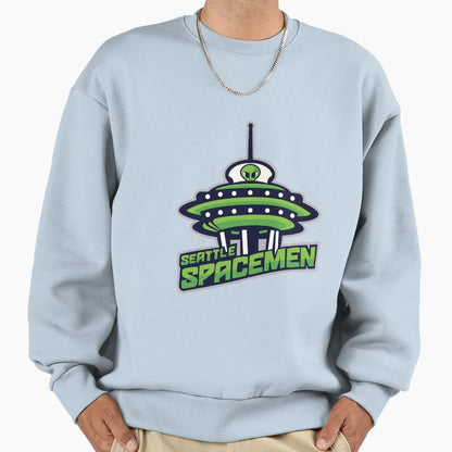 Seattle Spacemen Sweatshirt - Fun Novelty Design for Adults - T-Shirt, Sweatshirt, Hoodie