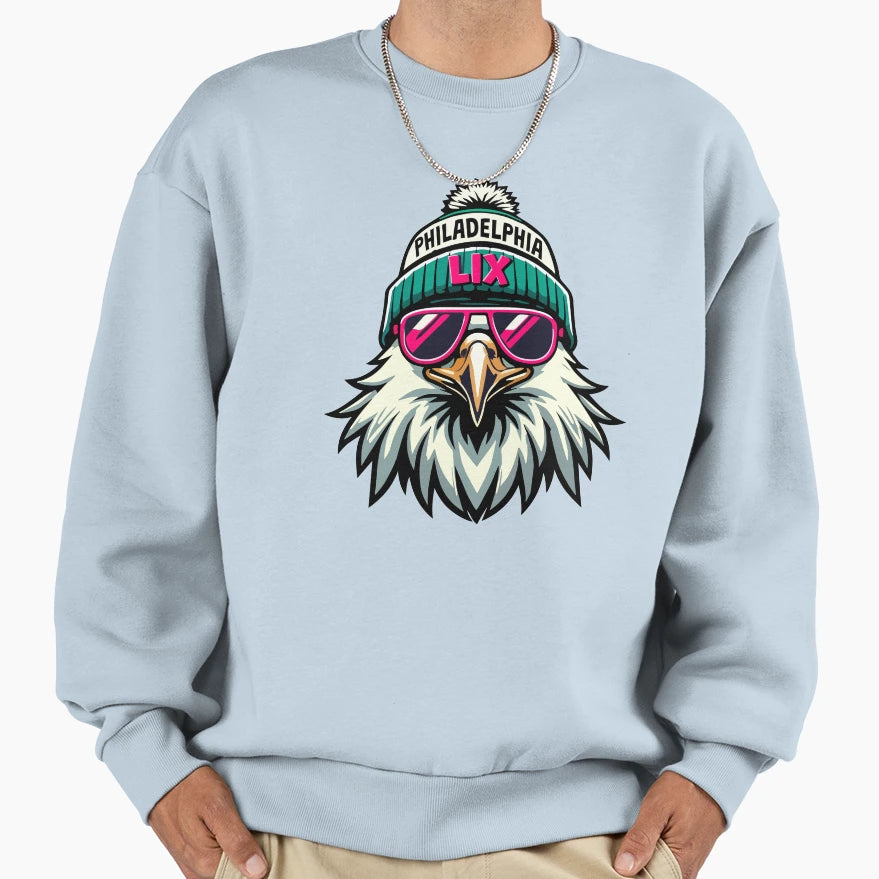 Philadelphia Eagle Football Sweatshirt - Aesthetic Graphic Men Women - T-Shirt, Sweatshirt, Hoodie