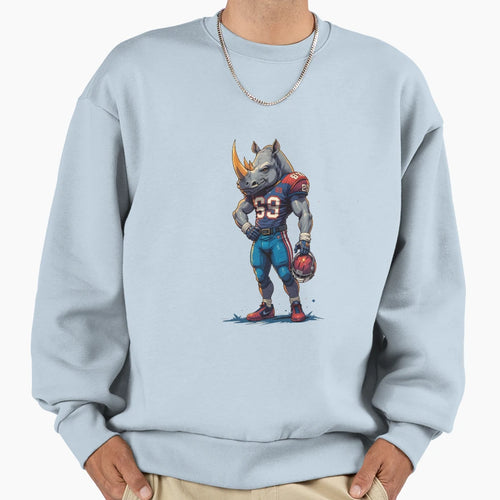 Rhino Sweatshirt - Custom Art Print Men Women - T-Shirt, Sweatshirt, Hoodie