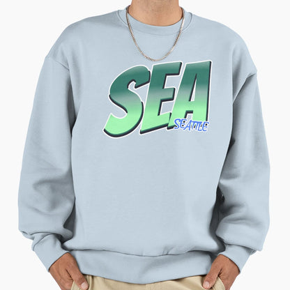 Sea Seattle Iata Airport Code Sweatshirt - Novelty Apparel Unisex - T-Shirt, Sweatshirt, Hoodie