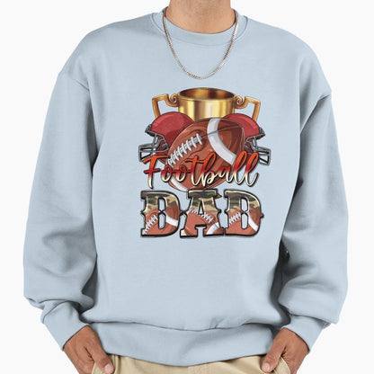 Football Dad Western Sport Lover Sweatshirt - Streetwear Style for Adults - T-Shirt, Sweatshirt, Hoodie