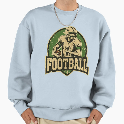 Football Sports Logo Sweatshirt - Unique Graphic Men Women - T-Shirt, Sweatshirt, Hoodie
