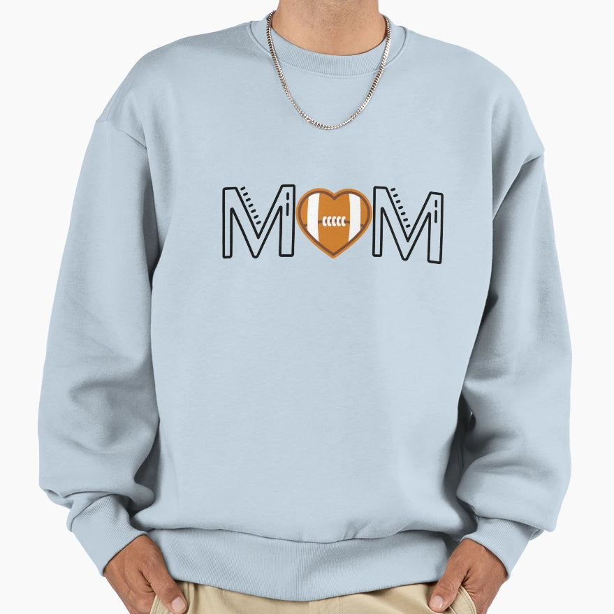 Mom Football Football Mom Mommas Sweatshirt - Aesthetic Graphic Unisex - T-Shirt, Sweatshirt, Hoodie