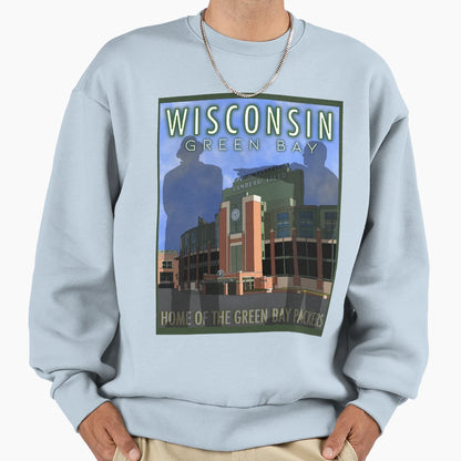 Green Bay Wisconsin Sweatshirt - Aesthetic Graphic Unisex - T-Shirt, Sweatshirt, Hoodie