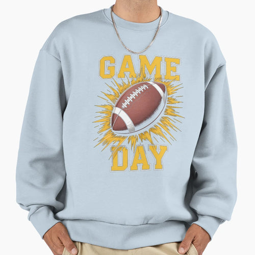 Game Day Football Sweatshirt - Trendy Graphic Men Women - T-Shirt, Sweatshirt, Hoodie