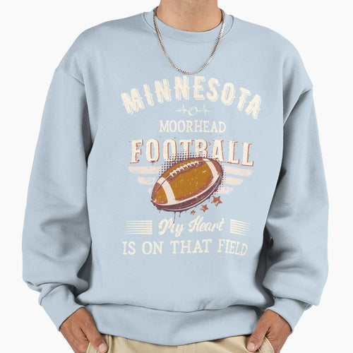 Minnesota Moorhead American Football Sweatshirt - Novelty Apparel Men Women - T-Shirt, Sweatshirt, Hoodie