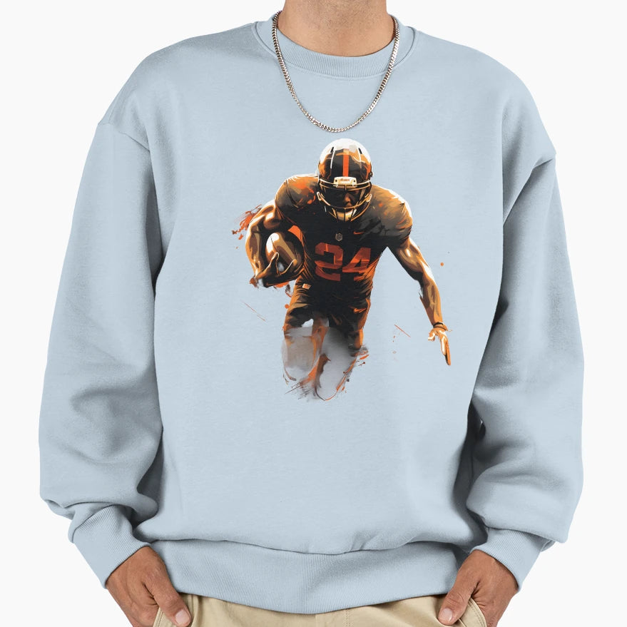 American Football Color Painting No 10 T-Shirt - Minimalist Print Unisex - T-Shirt, Sweatshirt, Hoodie