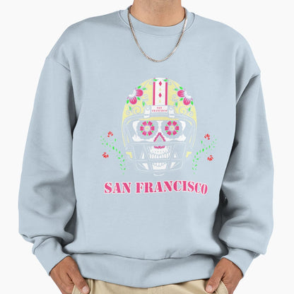 San Francisco Football Helmet Sweatshirt - Aesthetic Graphic Unisex - T-Shirt, Sweatshirt, Hoodie