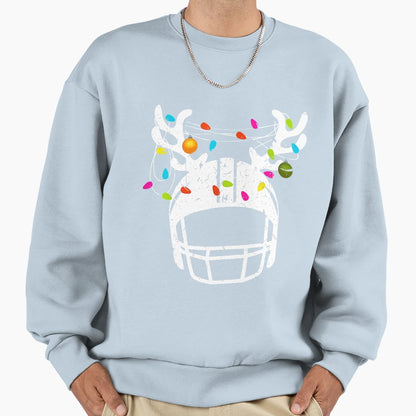 Lights Football Helmet Funny Sweatshirt - Custom Art Print Unisex - T-Shirt, Sweatshirt, Hoodie