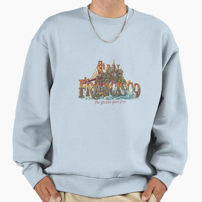 San Francisco Sweatshirt - Graphic Print Men Women - T-Shirt, Sweatshirt, Hoodie