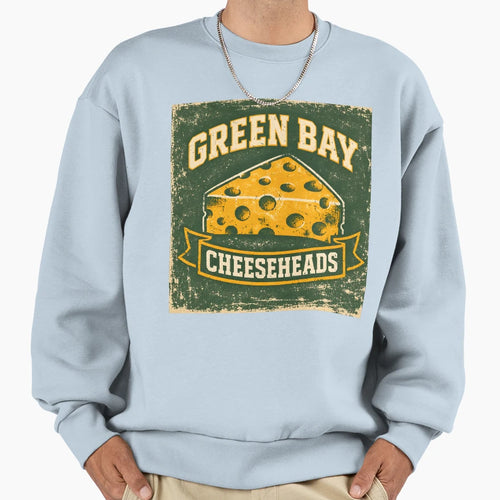 Green Bay Cheeseheads Sweatshirt - Casual Everyday Wear Men Women - T-Shirt, Sweatshirt, Hoodie