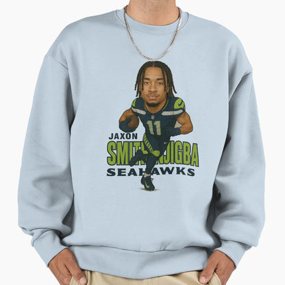 Jaxon Smith Njigba Seahawks 11 Sweatshirt - Novelty Apparel Unisex - T-Shirt, Sweatshirt, Hoodie