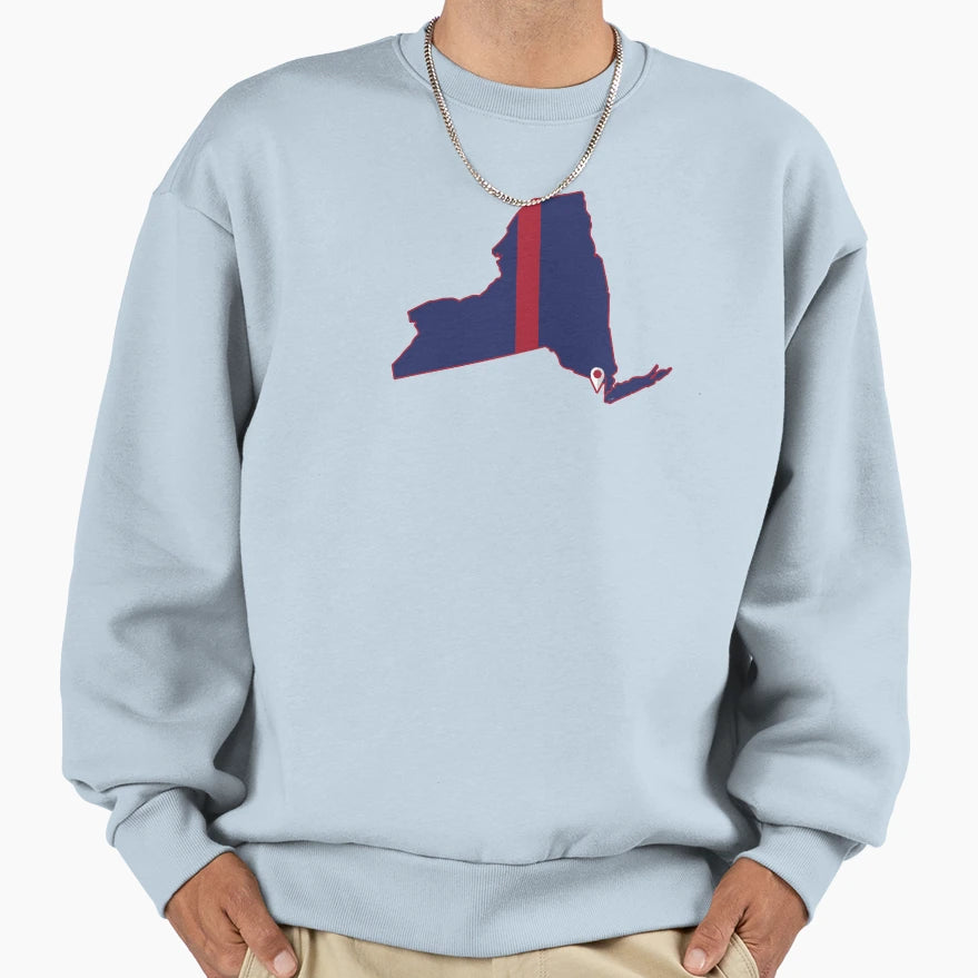 New York Football Sweatshirt - Fun Novelty Design for Adults - T-Shirt, Sweatshirt, Hoodie