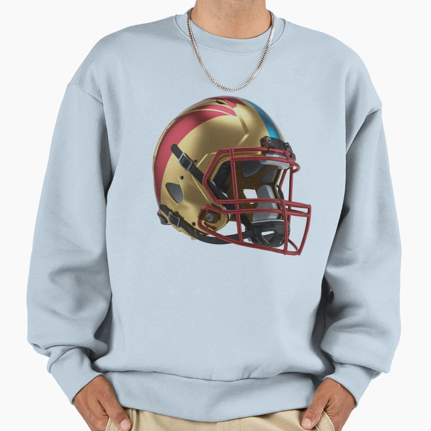 Football Helmet Your Sporting Sweatshirt - Streetwear Style Men Women - T-Shirt, Sweatshirt, Hoodie
