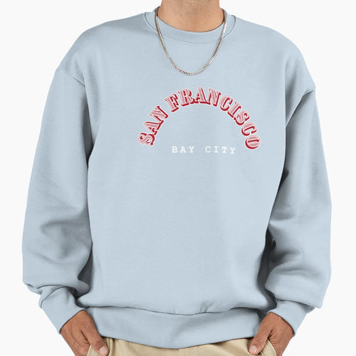 San Francisco Bay City Sweatshirt - Custom Art Print Unisex - T-Shirt, Sweatshirt, Hoodie