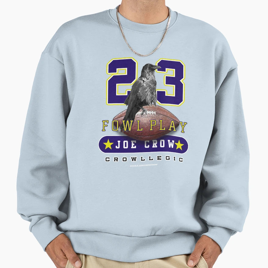 Fowl Play Football Sweatshirt - Custom Art Print for Adults - T-Shirt, Sweatshirt, Hoodie