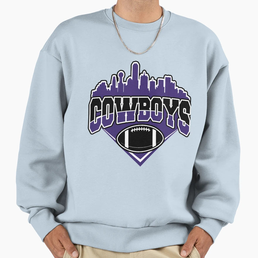 Art Dallas Cowboys Sweatshirt - Custom Art Print Men Women - T-Shirt, Sweatshirt, Hoodie