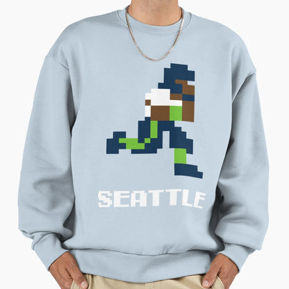 8 Bit Seattle Football 1 Sweatshirt - Minimalist Print Men Women - T-Shirt, Sweatshirt, Hoodie