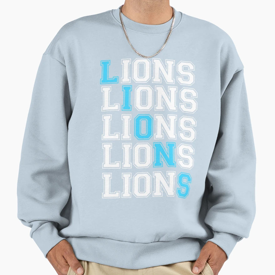 Art Detroit Lions Sweatshirt - Unique Graphic Men Women - T-Shirt, Sweatshirt, Hoodie