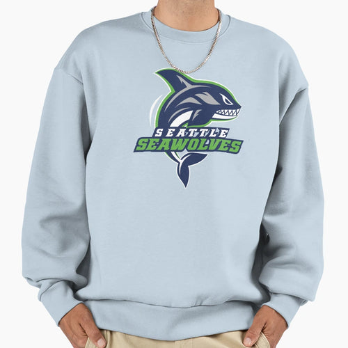 Seattle Seawolves Sweatshirt - Fun Novelty Design for Adults - T-Shirt, Sweatshirt, Hoodie
