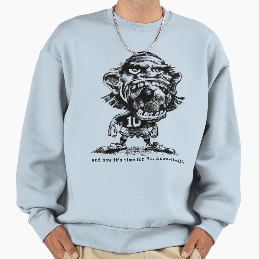 Soccer Big Mouth Sweatshirt - Trendy Graphic for Adults - T-Shirt, Sweatshirt, Hoodie