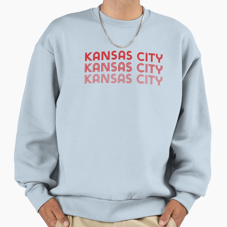 Kansas City Kansas City Kansas City Sweatshirt - Unique Graphic for Adults - T-Shirt, Sweatshirt, Hoodie